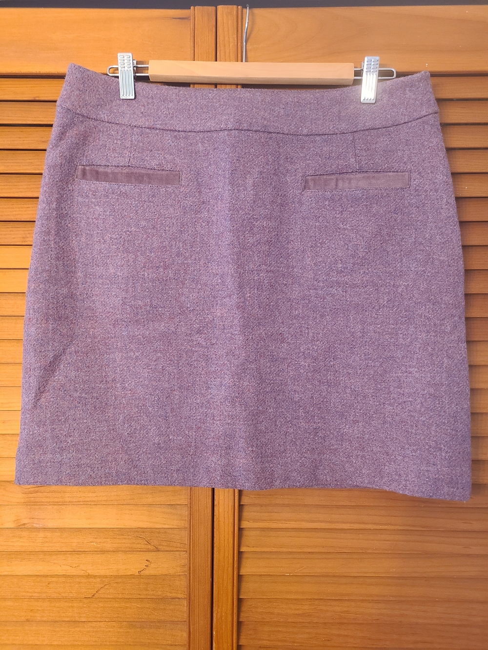 Joules Lavender Tweed Mini Skirt